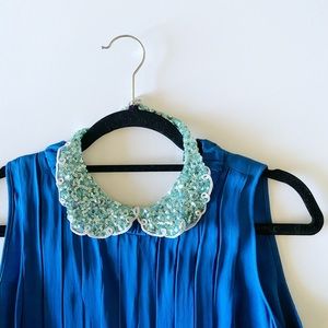 Unique Sequin Collar Necklace